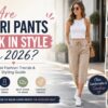 Are Capri Pants Back in Style? Modern women's capri pants outfit ideas.