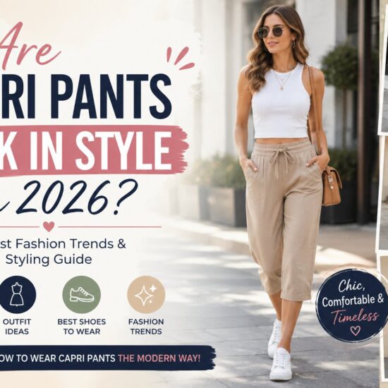 Are Capri Pants Back in Style? Modern women's capri pants outfit ideas.
